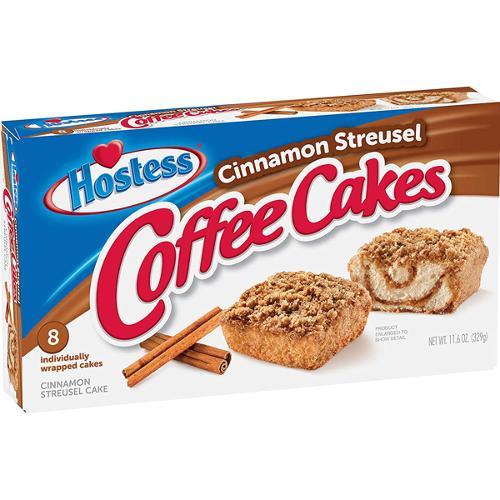 Hostess Cinnamon Streusel Coffee Cakes - 8pk