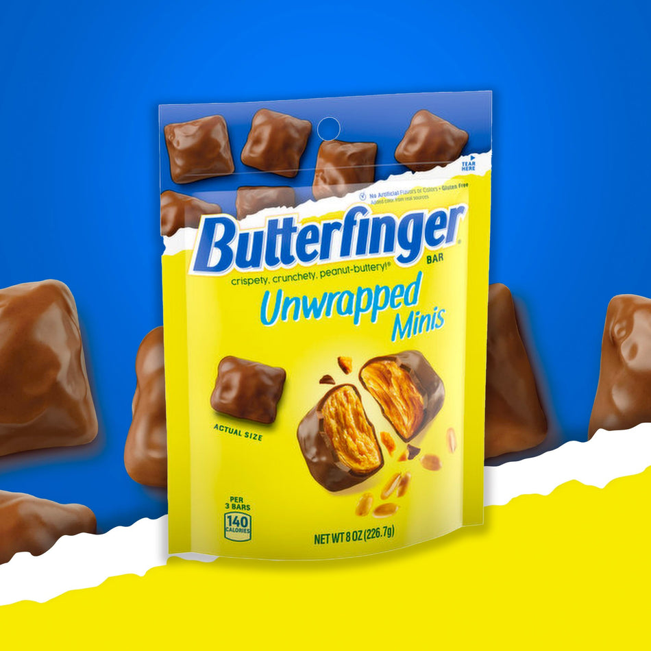 Butterfinger Unwrapped Minis Bag - 226.7g