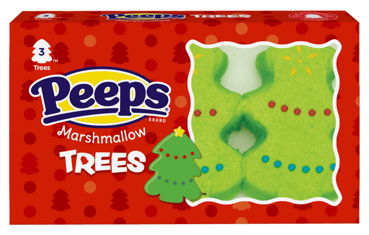 Peeps Marshmallow Christmas Trees - 3pk