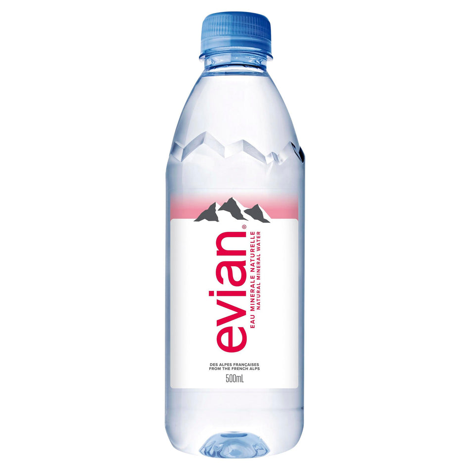 Evian Natural Mineral Water - 500ml