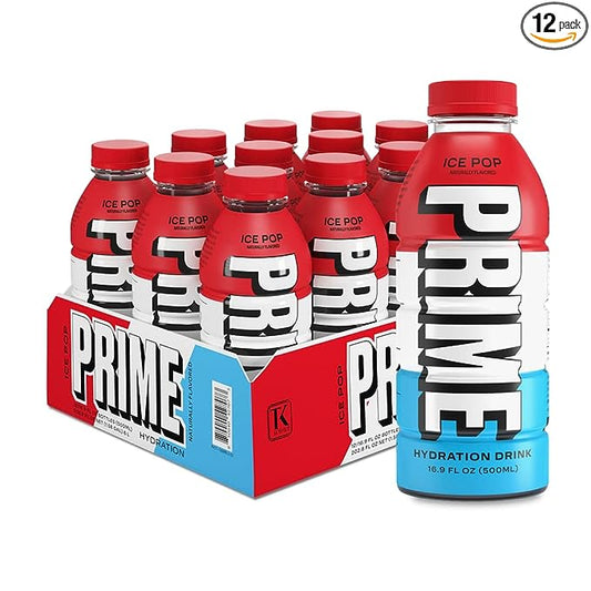 Prime Hydration Ice Pop Case of x12