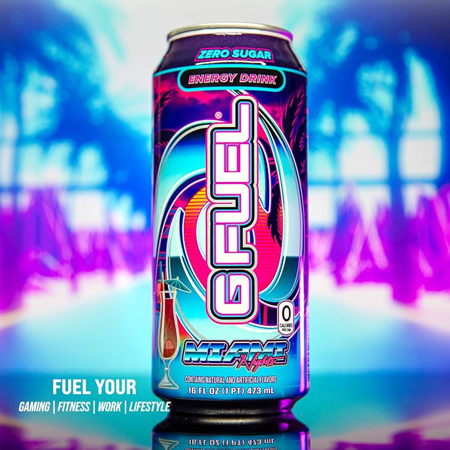 Gfuel Miami Nights Energy Drink - 473ml USA