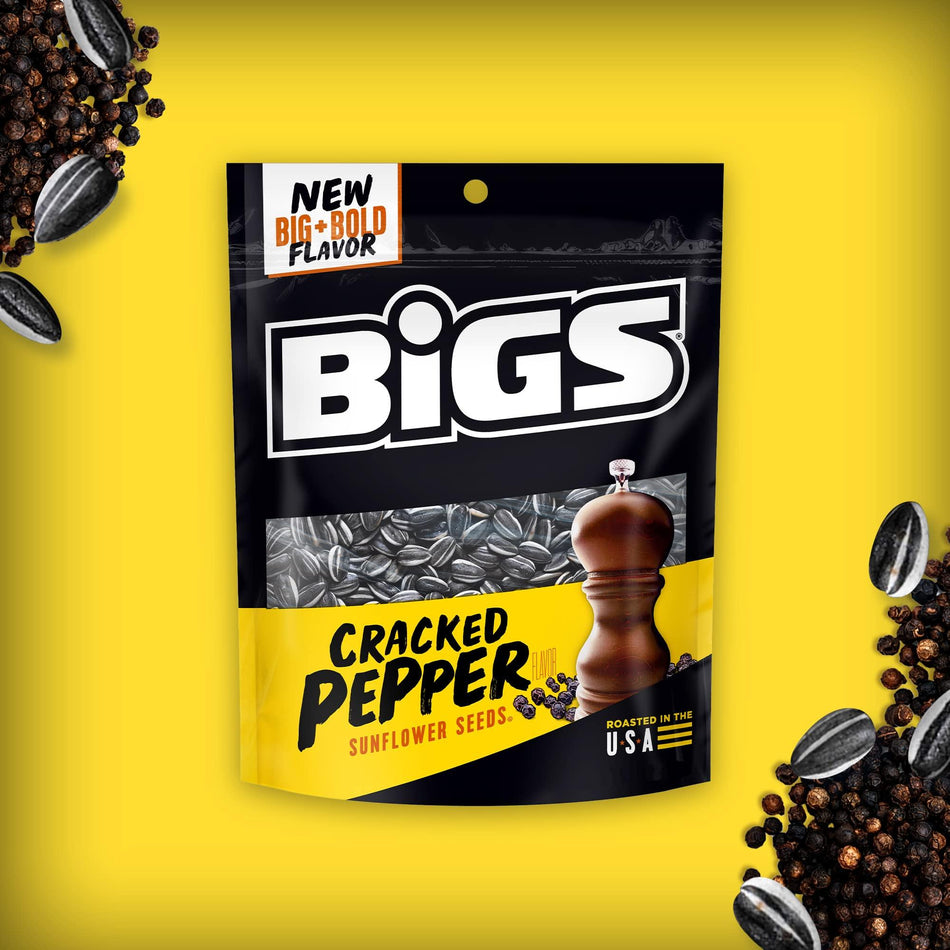 Bigs Cracked Pepper Sunflower Seeds - 152g