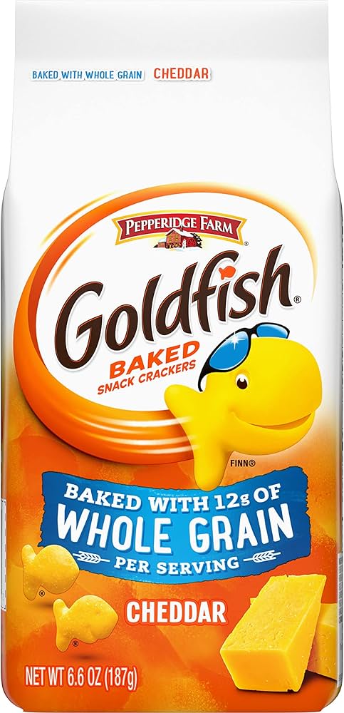 Goldfish Whole grain Cheddar Crackers - 187g