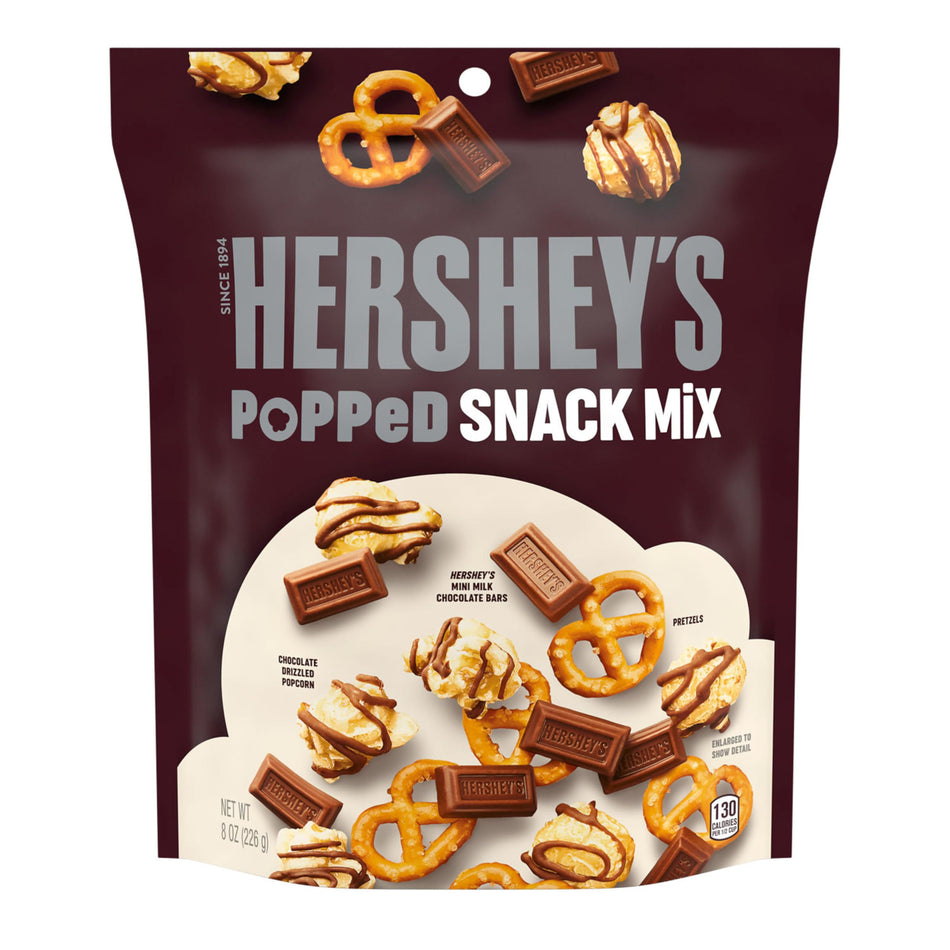 Hersheys Popped Snack Mix - 226G