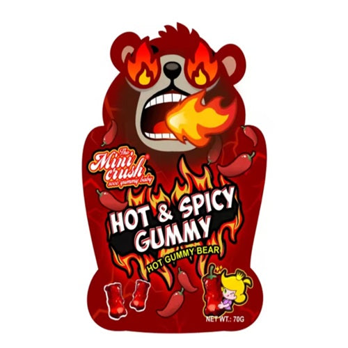 Hot & Spicy Gummy Bears - 70gs