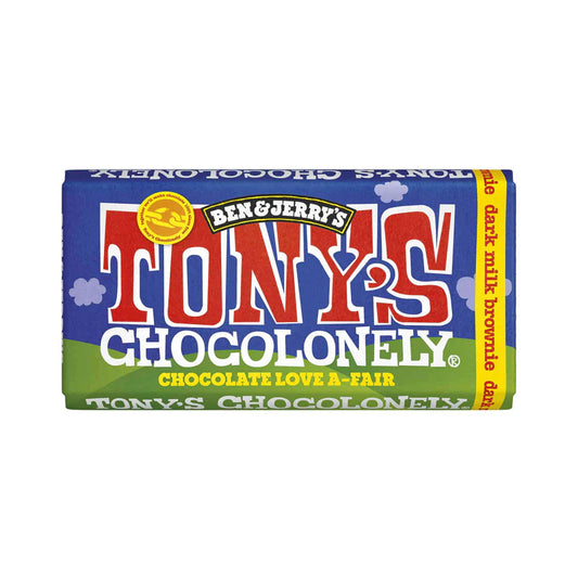 Tony's Chocolonely Ben & Jerry's Dark Milk Brownie - 180g
