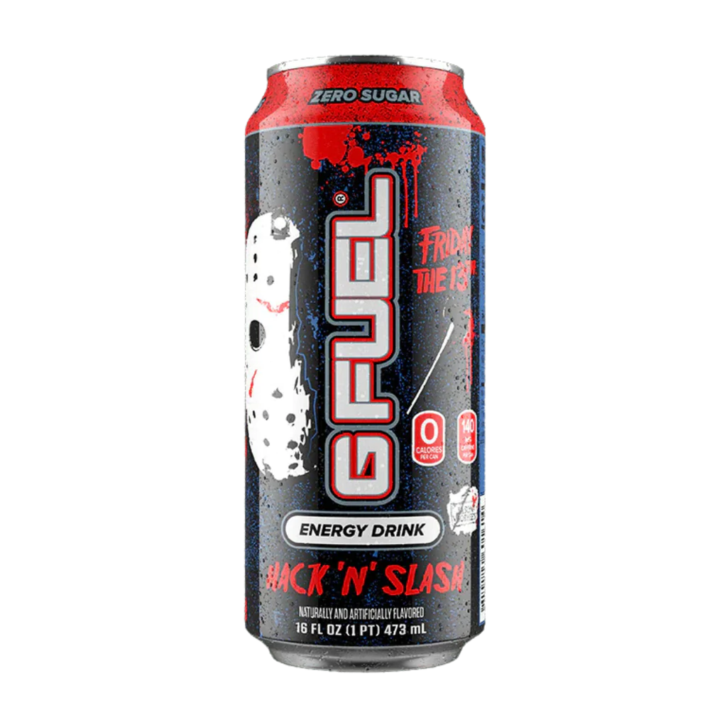 Gfuel Friday The 13th Hack N Slash Energy Drink - 473ml USA (HORROR EDITION LIMITED STOCK)