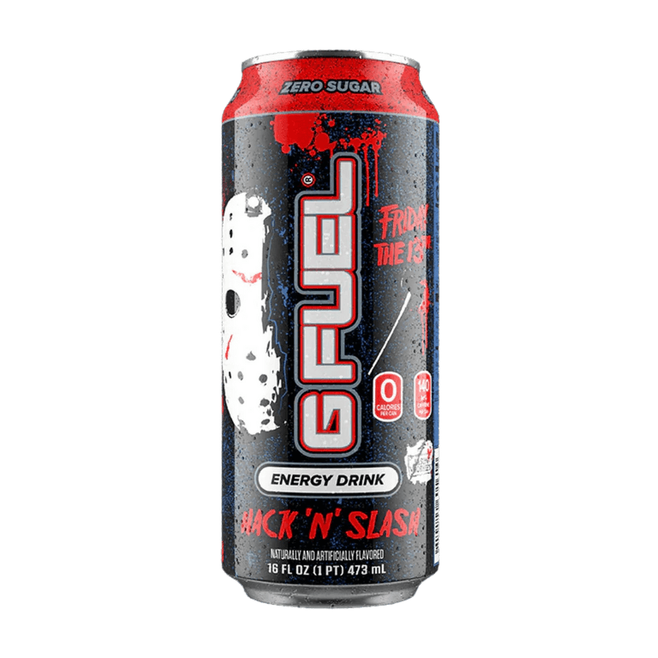 Gfuel Friday The 13th Hack N Slash Energy Drink - 473ml USA (HORROR EDITION LIMITED STOCK)