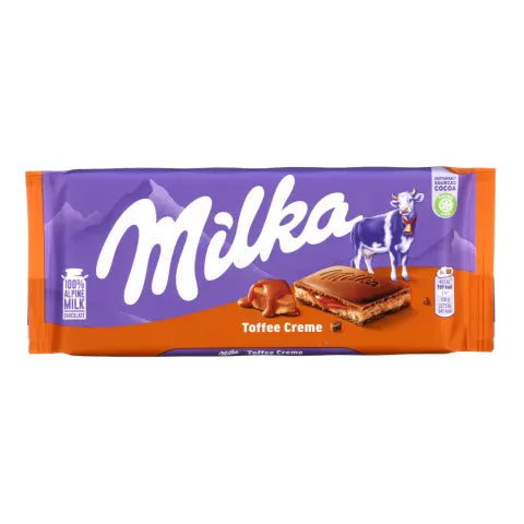 Milka Toffee Caramel Cream Block - 100g