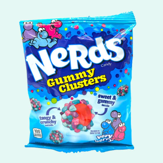 Wonka Nerds Gummy Clusters VERY BERRY - 141g