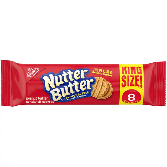 Nutter Butter Peanut Butter Sandwich Cookies King Size - 100g