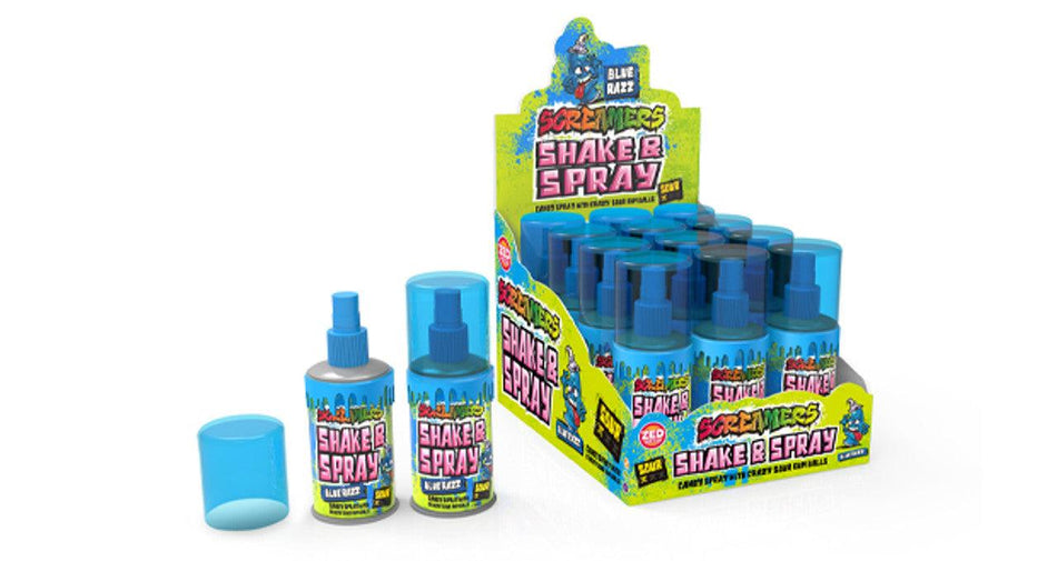 Screamers Shake & Spray Blue Razz - 60ml