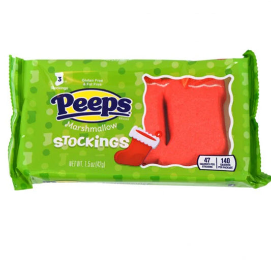Peeps Marshmallow Christmas Stockings - 3pk