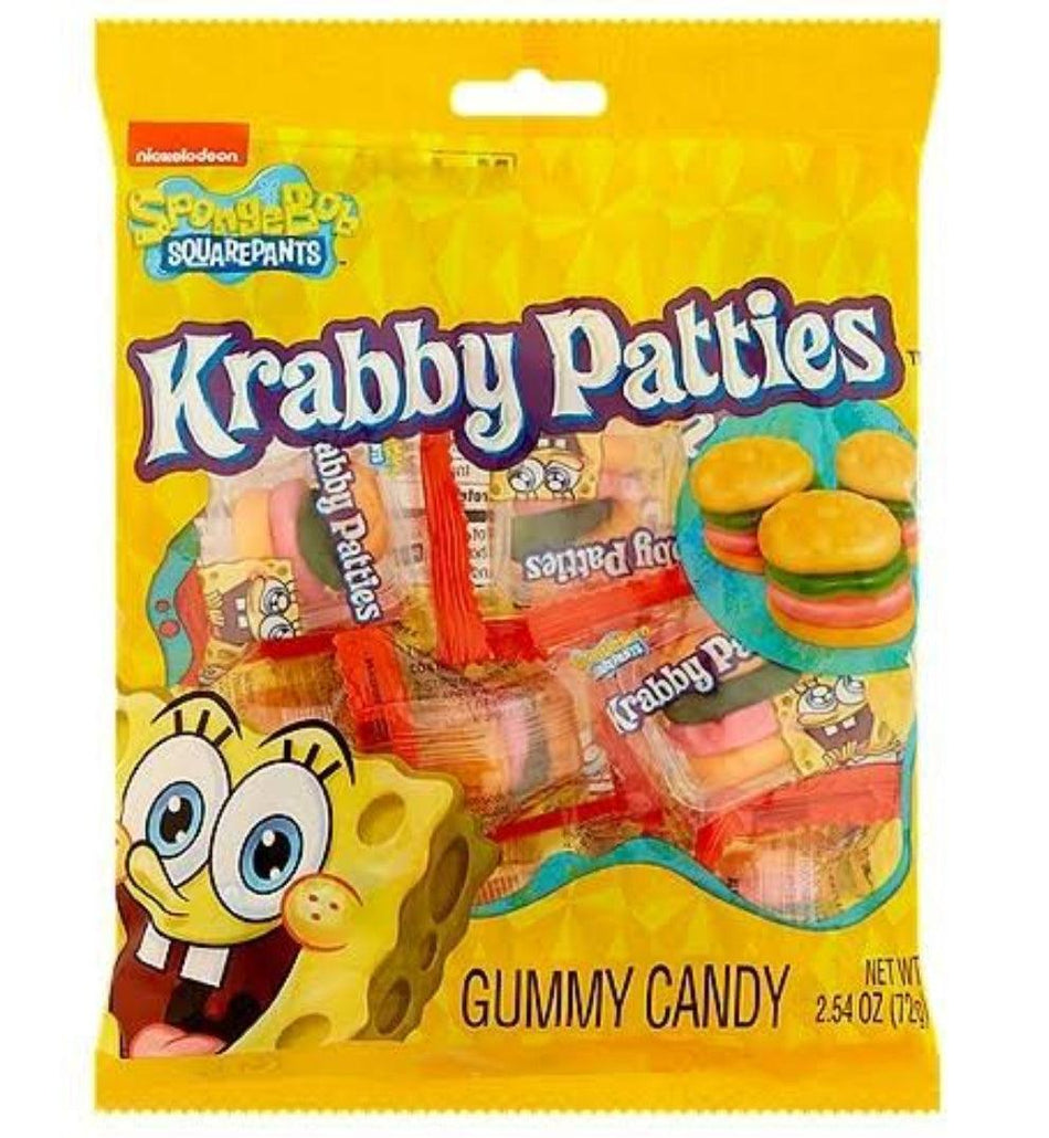 Krabby Patties Gummy Candy Bag - 72g