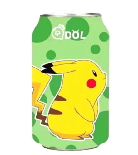 Qdol Pokemon Green Pikachu Lime Flavour - LIMITED EDITION 330ml