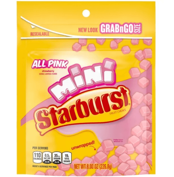 Starburst Minis All Pink - 226g