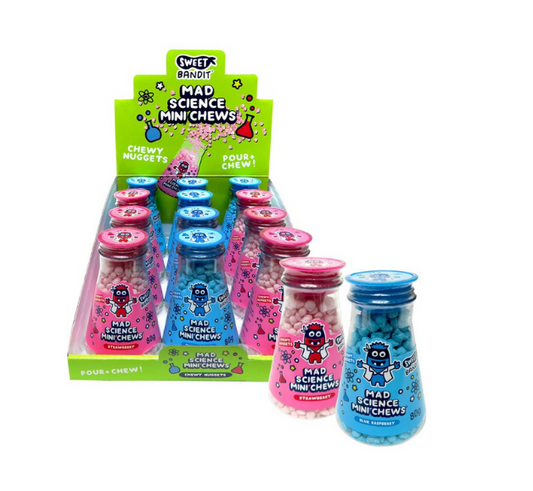 Sweet Bandit Mad Science Mini Chews - 80g 1pc Assorted