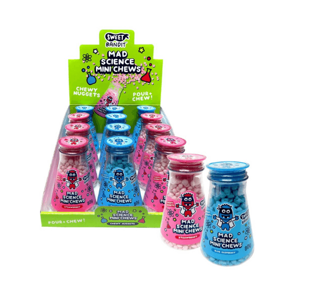 Sweet Bandit Mad Science Mini Chews - 80g 1pc Assorted