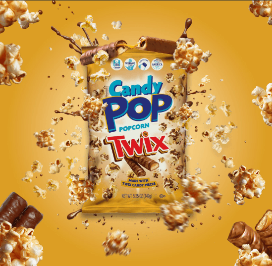 Candy Pop Popcorn TWIX BIG BAG - 149g