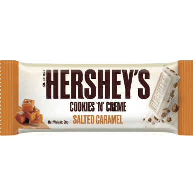 Hersheys Cookies N Creme  Salted Caramel - 38g