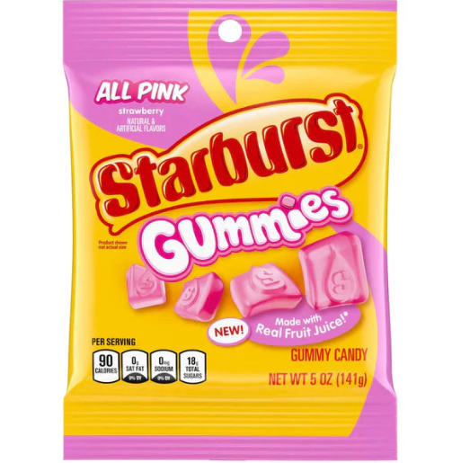 Starburst All Pink Gummies - 141g