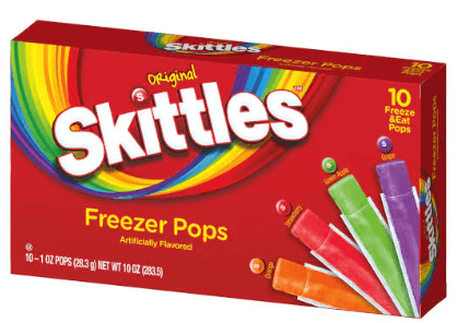 Skittles Freezer Pops - 10 Pack