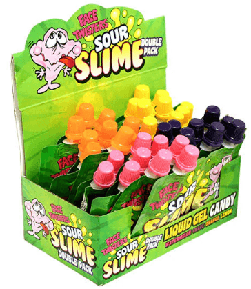 Face Twister Sour Slime - 40g ASSORTED 1pc