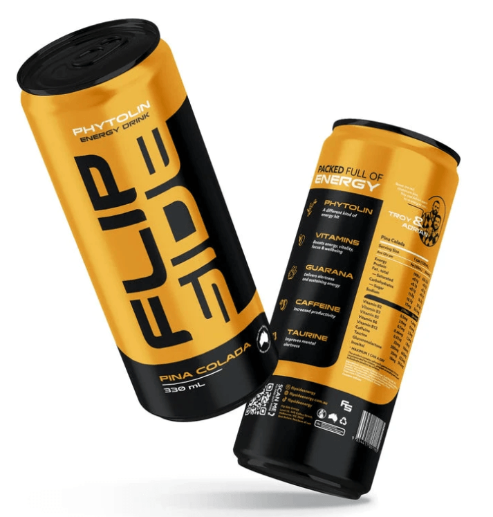 Flip Side Pina Colada Energy Drink - 330ml LIMITED EDITION