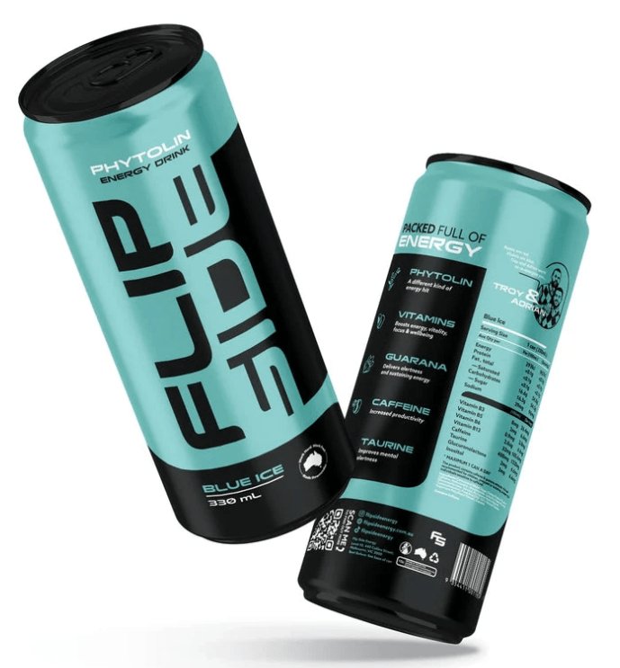 Flip Side Blue Ice Energy Drink - 330ml LIMITED EDITION