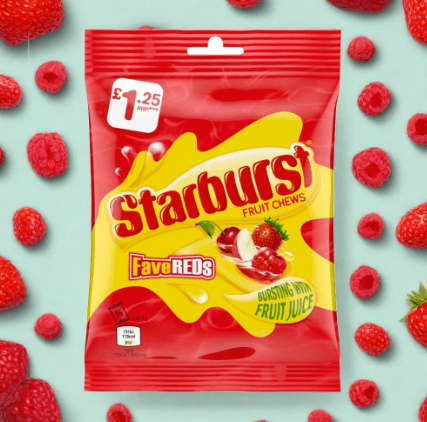 Starburst Fave Reds Fruit Chews - 127g