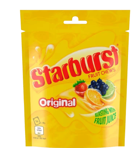 Starburst Original Fruit Chews Pouch - 138g