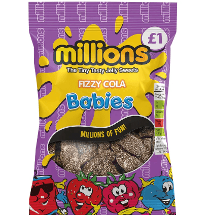 Millions Fizzy Cola Babies - 120g