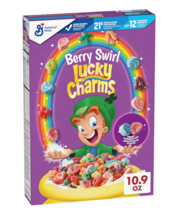 Lucky Charms Berry Swirl Cereal -  297g