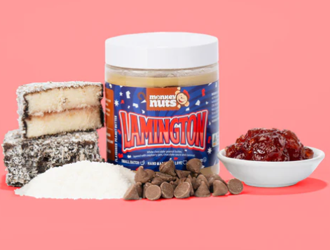 Monkey Nutz Lamington Loaded Peanut Butter Spread - 315g