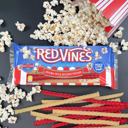 Red Vines Original & Buttered Popcorn - 141g