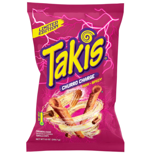 Takis Churro Charge BIG BAG - 280g LIMITED EDITION