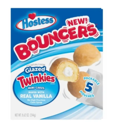 Hostess Bouncers Glazed Twinkies - 244g