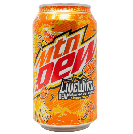Mountain Dew Livewire - 355ml LIMITED EDITION