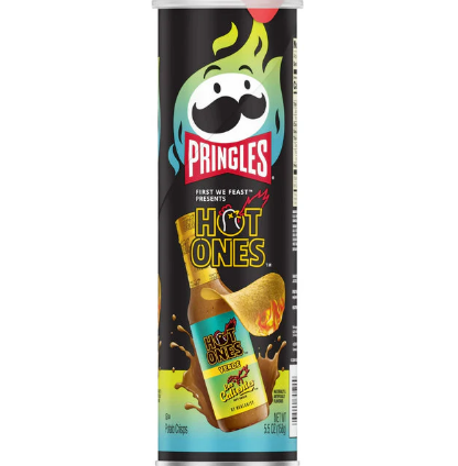 Pringles Hot Ones Verde Potato Chips - 158g