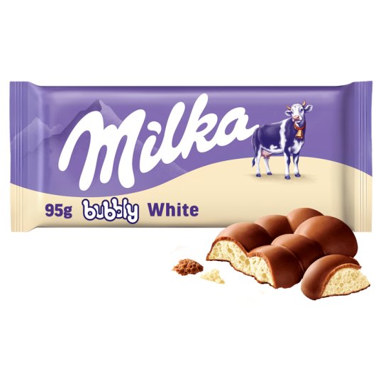 Milka Bubbly White Block - 95g