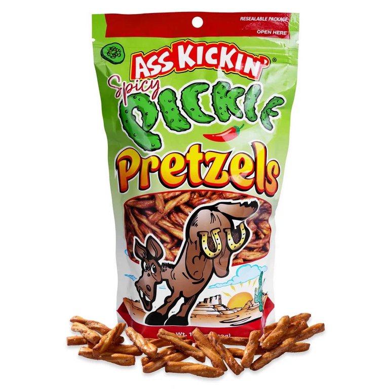 Ass Kickin Pretzels Spicy Pickle - 340g