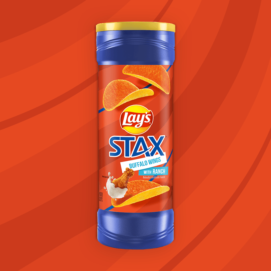 Lays Stax Buffalo Wings With Ranch - 155g