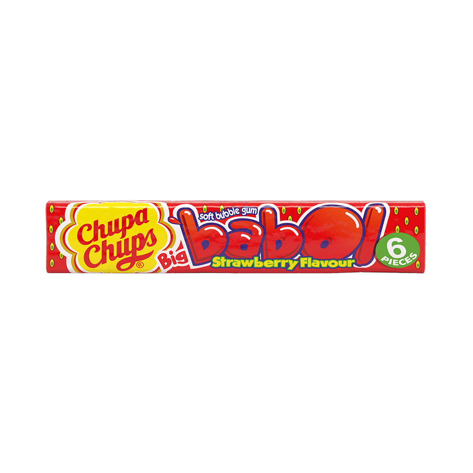 Chupa Chups Babol Strawberry Bubble Gum - 28g