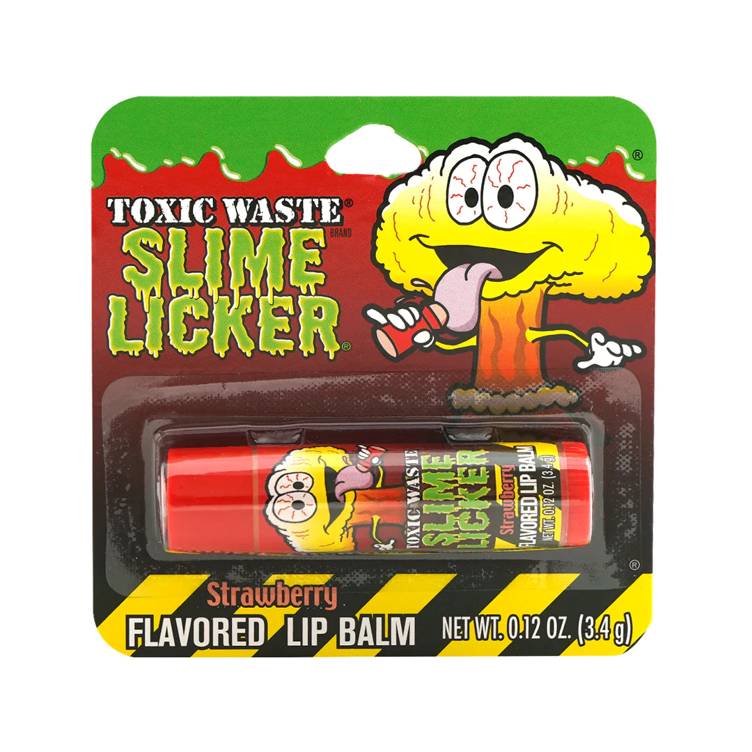 Lip Balm Toxic Waste Slime Licker Strawberry Flavour - 3.4g
