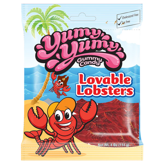 Yumy Yumy Lovable Lobsters Gummy Candy- 114g