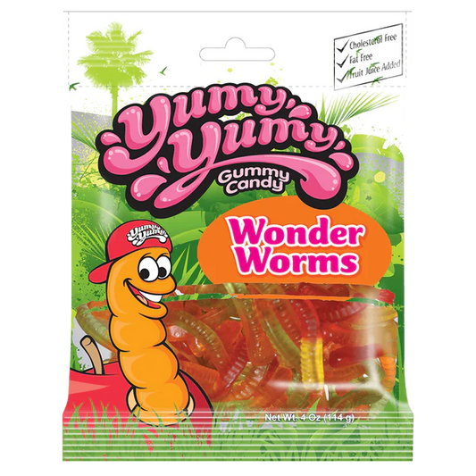 Yumy Yumy Wonder Worms Gummy Candy- 114g