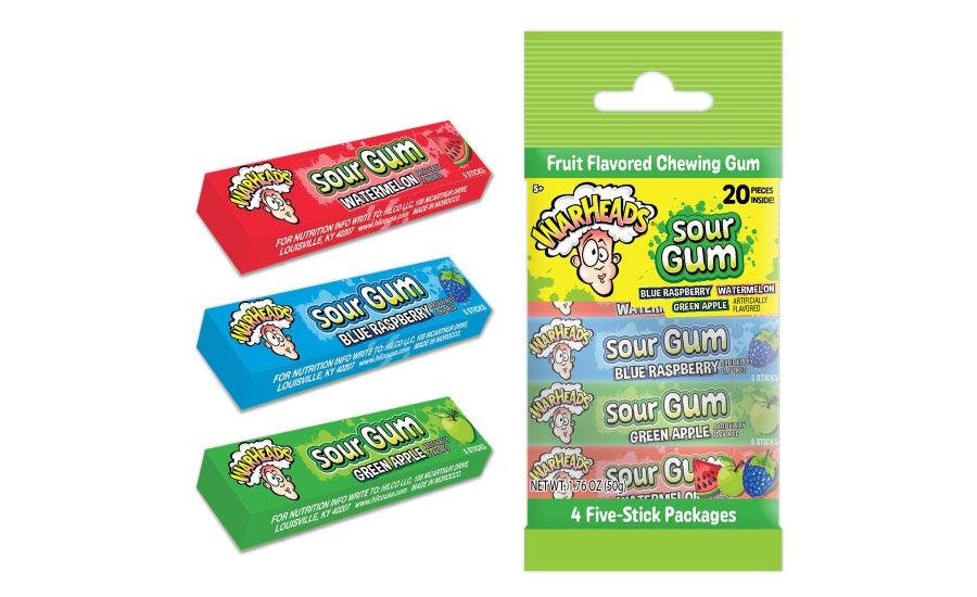 Warheads Sour Gum - 50g 4pk