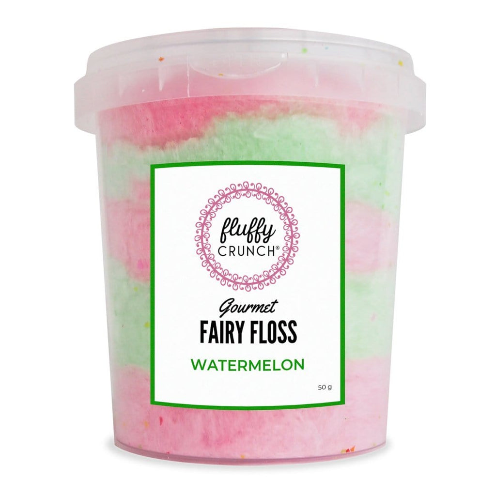 Fluffy Crunch Fairy Floss Watermelon - 50g