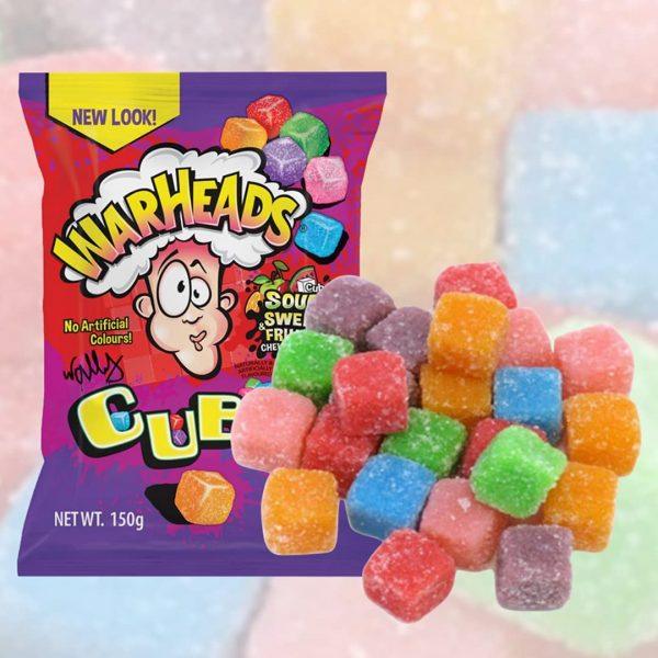 Warheads Cubes Sour & Sweet Fruity - 150g